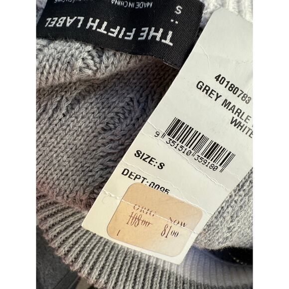 The Fifth Label Graduate V Neck Knit Bell Sleeve Sweater Sweater NWT sz S - Picture 8 of 8